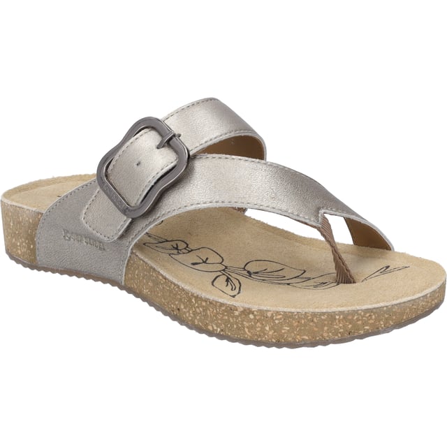 The practicable hook and loop fastener provides a convenient access into the shoe and gives the foot a lot of stability. Due to the AGO construction, the Tonga 77 offers a shapely fit. With the width G, the t-bar sandals Tonga 77 is very comfortable for normal feet. With this model Tonga 77 you have a cozy companion for leisure at your side.