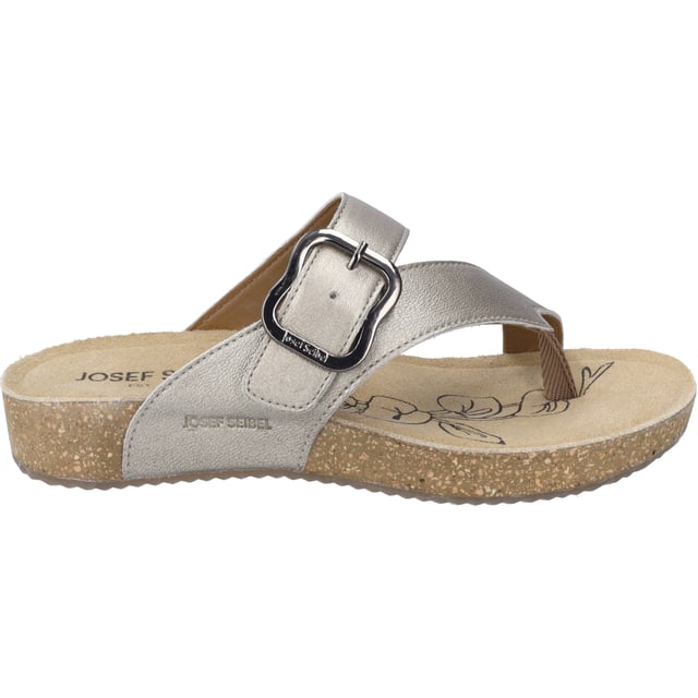 The practicable hook and loop fastener provides a convenient access into the shoe and gives the foot a lot of stability. Due to the AGO construction, the Tonga 77 offers a shapely fit. With the width G, the t-bar sandals Tonga 77 is very comfortable for normal feet. With this model Tonga 77 you have a cozy companion for leisure at your side.