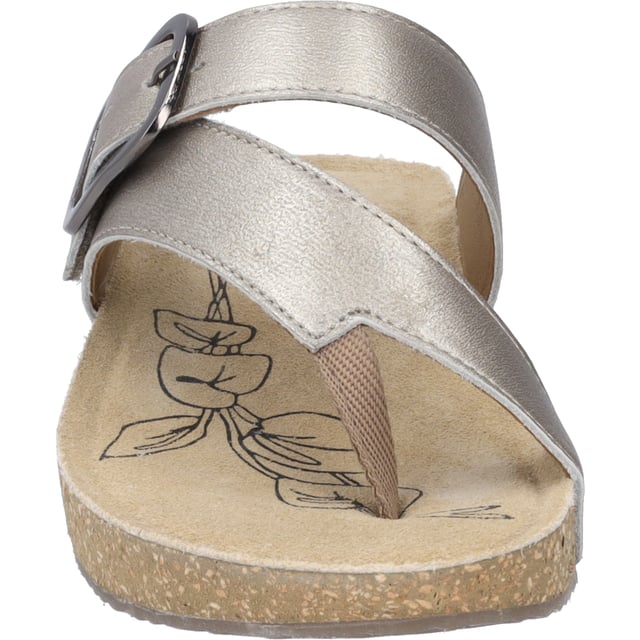 The practicable hook and loop fastener provides a convenient access into the shoe and gives the foot a lot of stability. Due to the AGO construction, the Tonga 77 offers a shapely fit. With the width G, the t-bar sandals Tonga 77 is very comfortable for normal feet. With this model Tonga 77 you have a cozy companion for leisure at your side.