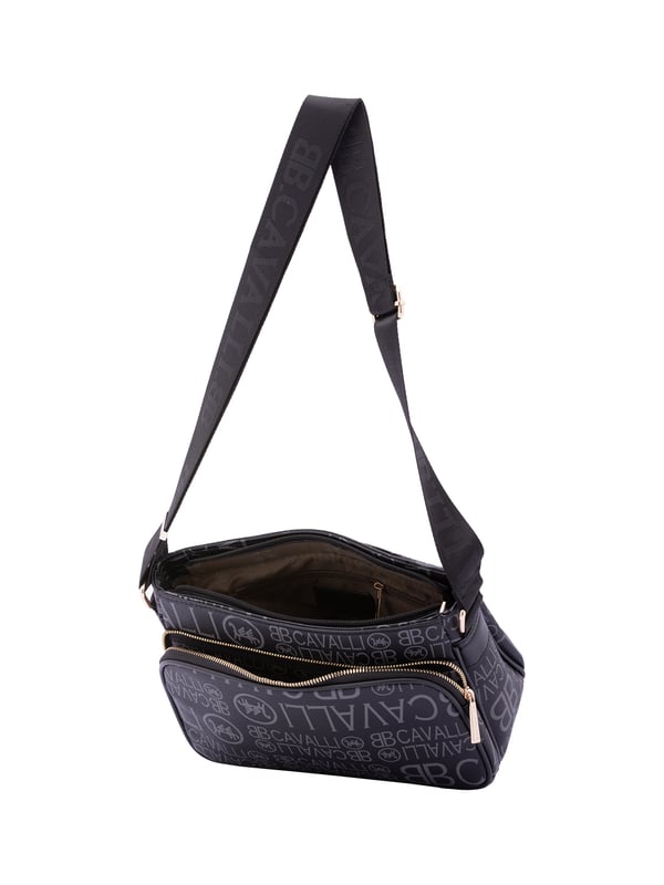 Crossbodytas voor dames met ritssluiting. één met binnenzakken met ritssluiting. één voorkant met ritssluiting en één achterkant met externe zakken met rits. verstelbaar in stoffen schouderband. ontbrekend handvat. een binnencompartiment.  extern materiaal. 100% polyester binnenkant. Afmetingen: 19x28x13 cm. Modeproduct