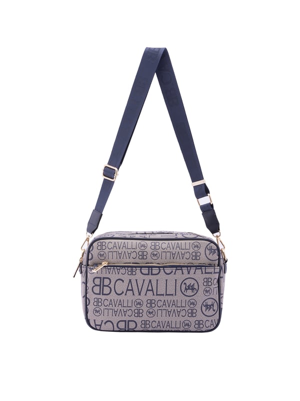 Bolso bandolera para mujer. El cierre es con cremallera. Los bolsillos internos son uno con cremallera y dos abiertos. Los bolsillos externos son uno delantero con cremallera y otro trasero con cremallera. La bandolera es ajustable en tela. Falta el mango. Hay dos compartimentos internos. El material exterior es ecopiel. Internamente es 100% Poliéster. Medidas: 18x28x11 cm. Producto de moda