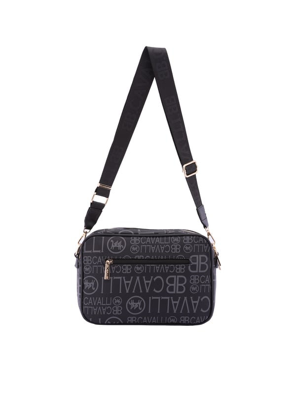 Bolso bandolera para mujer. El cierre es con cremallera. Los bolsillos internos son uno con cremallera y dos abiertos. Los bolsillos externos son uno delantero con cremallera y otro trasero con cremallera. La bandolera es ajustable en tela. Falta el mango. Hay dos compartimentos internos. El material exterior es ecopiel. Internamente es 100% Poliéster. Medidas: 18x28x11 cm. Producto de moda