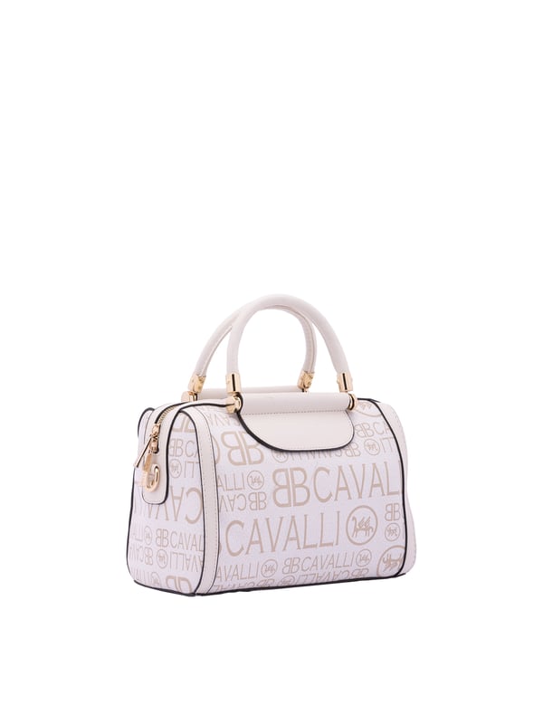 Bolso baúl de mujer. El cierre es con cremallera. Hay dos bolsillos internos con cremalleras. Los bolsillos externos son uno en la espalda con cremallera. La bandolera es ajustable y extraíble en ecopiel. El mango es de ecopiel. Hay un compartimento interno. El material exterior es ecopiel. Internamente es 100% Poliéster. Medidas: 18x25x14 cm. Producto de moda