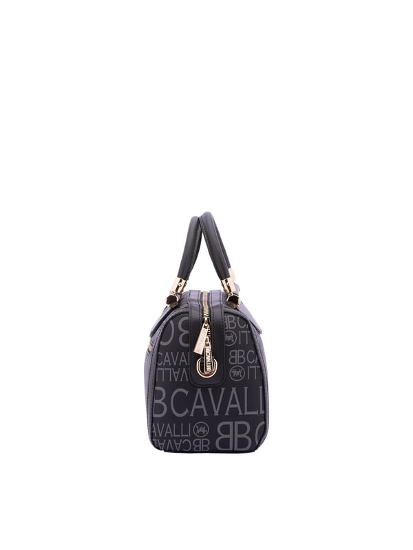 Damen-Bowler-Tasche mit Reißverschluss. zwei Innentaschen mit Reißverschluss. eine Rückseite mit Reißverschluss-Außentaschen. verstellbarer und abnehmbarer Schultergurt aus Kunstleder. im Griff aus Kunstleder. ein Innenfach.  Außenmaterial: Innenmaterial: 100 % Polyester. Maße: 18x25x14 cm. Modeprodukt