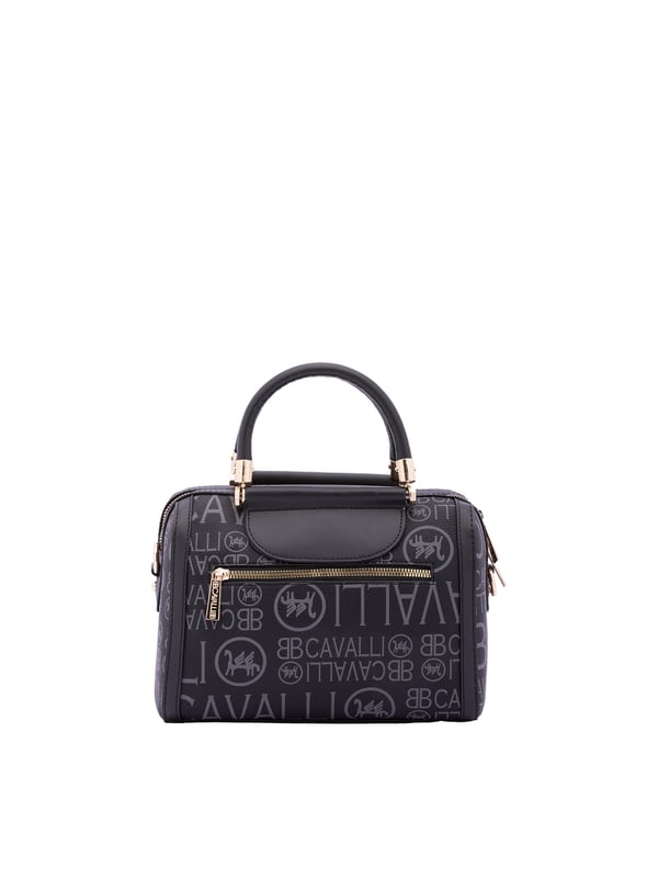 Damen-Bowler-Tasche mit Reißverschluss. zwei Innentaschen mit Reißverschluss. eine Rückseite mit Reißverschluss-Außentaschen. verstellbarer und abnehmbarer Schultergurt aus Kunstleder. im Griff aus Kunstleder. ein Innenfach.  Außenmaterial: Innenmaterial: 100 % Polyester. Maße: 18x25x14 cm. Modeprodukt