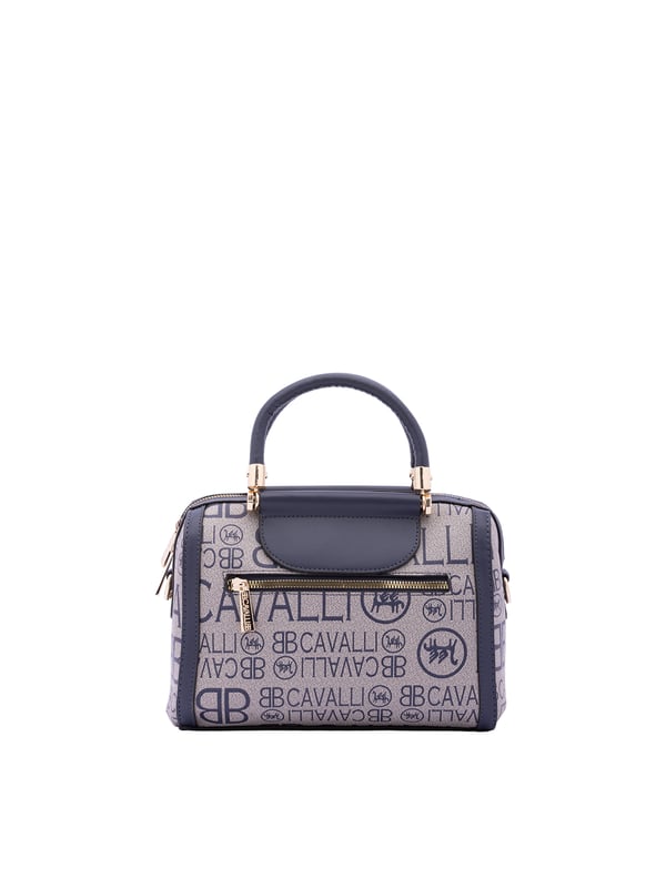 Damen-Bowler-Tasche mit Reißverschluss. zwei Innentaschen mit Reißverschluss. eine Rückseite mit Reißverschluss-Außentaschen. verstellbarer und abnehmbarer Schultergurt aus Kunstleder. im Griff aus Kunstleder. ein Innenfach.  Außenmaterial: Innenmaterial: 100 % Polyester. Maße: 18x25x14 cm. Modeprodukt