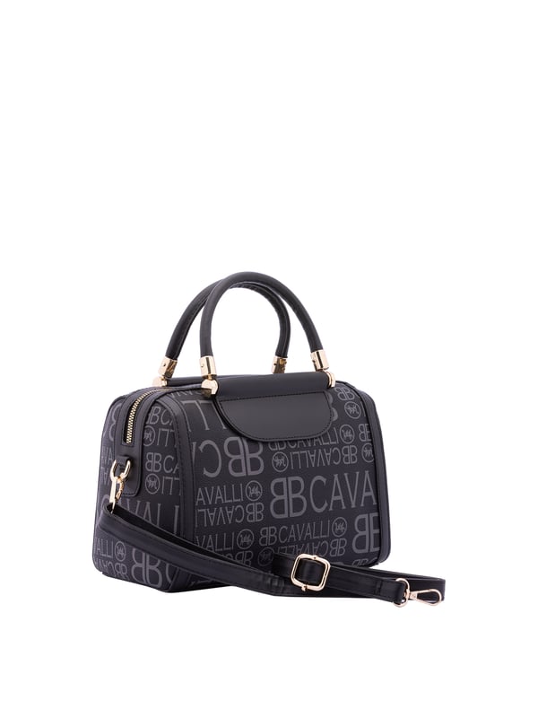 Damen-Bowler-Tasche mit Reißverschluss. zwei Innentaschen mit Reißverschluss. eine Rückseite mit Reißverschluss-Außentaschen. verstellbarer und abnehmbarer Schultergurt aus Kunstleder. im Griff aus Kunstleder. ein Innenfach.  Außenmaterial: Innenmaterial: 100 % Polyester. Maße: 18x25x14 cm. Modeprodukt