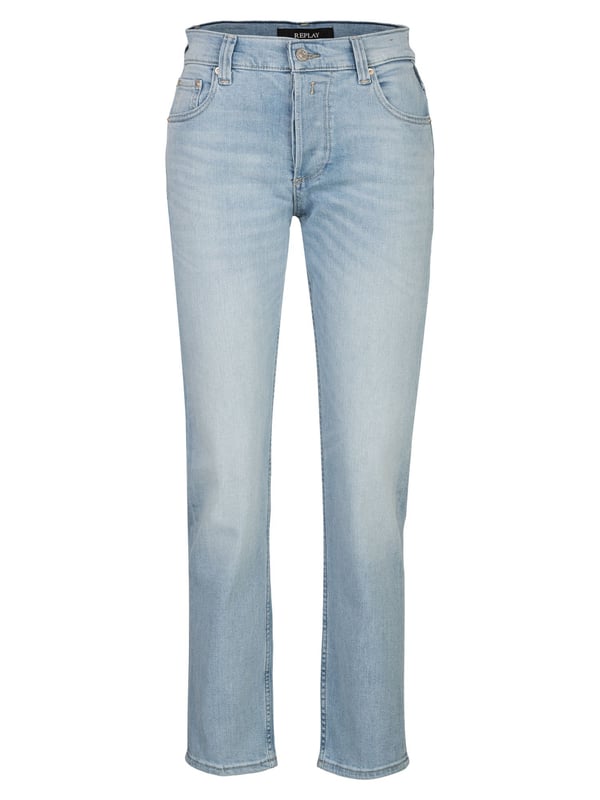 Replay Jeans Maijke - 10.5 Oz Donker Indigo Super Stretch Denim De Replay damesjeans bieden de perfecte combinatie van comfort en modern design. Met hoogwaardig denim zorgen ze voor een trendy en comfortabele look. Veelzijdig en tijdloos, kunnen ze gemakkelijk worden gestyled voor verschillende gelegenheden.