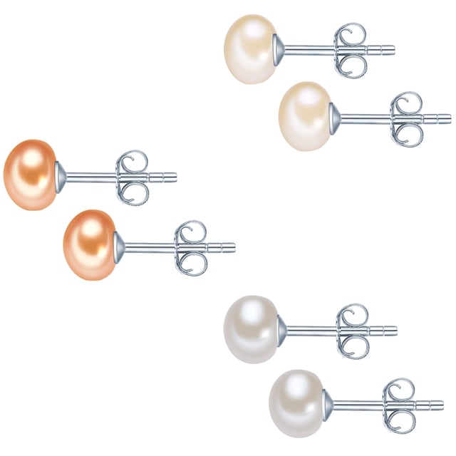 It is not possible without classic pearl ears, all fashionistas around the world know that. How good that Valero Pearls gives them three exciting variations with this earplug set. Each single couple inspires with its hand-picked freshwater breeding breeds, which put other pieces of jewelry in the shade with a flawlessly smooth surface and their sensational louster. So she wraps your wearer into an all -encompassing aura of glamor and gives her a new self -confidence. And don't worry, thanks to their base from skin -friendly sterling silver, all earrings are also suitable for sensitive earlobes.