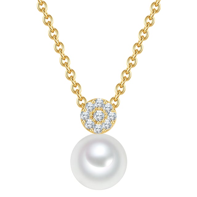 Are you looking for a timeless pearl accessory with a touch of glamor? This chain of the label Valero Pearl conjures up a fascinating pearl shimmer in her climber with a fine freshwater breeding breed. The highlight is the chain eyelet designed as a circular, which is close to glittering zirconia crystals. An anchor chain with a practical spring ring closure and an extension chain make the length adjustment straightforward. The chain and eyelet are made of 925 sterling silver and refined with yellow gold-perfect for all lovers of the warm shiny gold nuance and a wonderful gift for pearl fans!
