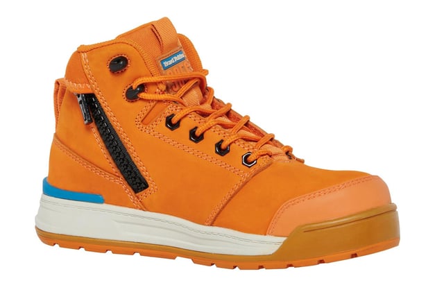 Hard Yakka Hard Yakka 3056 Womens Safety Boots Orange

 Upper Material: Leather

Lining Material: Synthetic

Sole Material: Rubber

Closure/Fastening: Lace-Up,Zip

Features: Comfort,Memory Foam,Water Resistant,Non-Slip

Toe Shape: Round

Shoe Width: Regular

Item Weight: 1.7 KG

Heel Height: Flat (Under 2.5cm)

Shoe Shaft Height: Ankle

Boot Style: Safety Boots

Safety Features: Anti-Penetration Mid Sole,Energy Absorbing Heel,Heat Resistant Sole,Metal Free

Safety Standard: Certified to EN ISO 20345:2011

Gift Boxed: No

Safety Classification: S1
Product Code: 34695-69814
