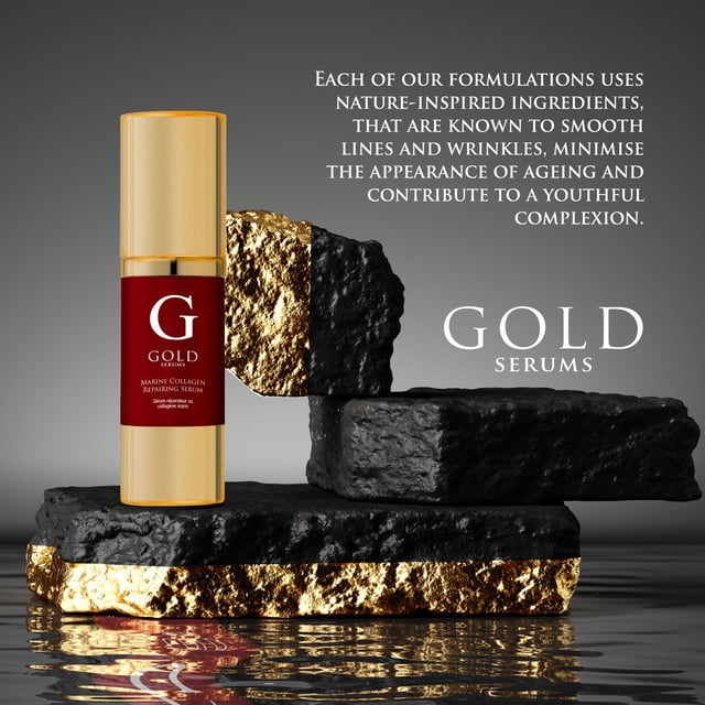 Gold Serums Suero reparador de colágeno marino 30ml Experimenta el poder rejuvenecedor del colágeno marino con este suero reparador, diseñado para mejorar la elasticidad y la hidratación de la piel. Infundido con ingredientes nutritivos como el polvo de jugo de hoja de aloe vera y alantoína, calma y alivia la piel, mientras que la glicerina proporciona una hidratación profunda. La inclusión de aminoácidos de colágeno ayuda a apoyar la estructura de la piel y promover una apariencia juvenil. Este suero también presenta acetato de tocoferilo, una forma potente de vitamina E, conocida por sus propiedades antioxidantes que protegen contra los factores de estrés ambiental. Con una lujosa mezcla de fragancia y conservantes suaves, este suero no solo revitaliza, sino que también envuelve tu piel en una deliciosa experiencia sensorial. Ideal para aquellos que buscan mejorar la textura y la salud general de su piel.
