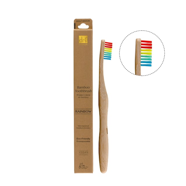 Dr Botanicals Vibrant Bamboo Toothbrush Kit Experience a sustainable oral care solution with this eco-friendly bamboo toothbrush kit. Crafted from vibrant bamboo, known for its natural antibacterial properties, this toothbrush not only helps reduce plastic waste but also promotes healthier gums and teeth. The soft bristles provide a gentle yet effective clean, ensuring your dental hygiene routine is both effective and kind to the environment. Embrace a greener lifestyle while enjoying the benefits of a beautifully designed toothbrush that cares for your smile and the planet.