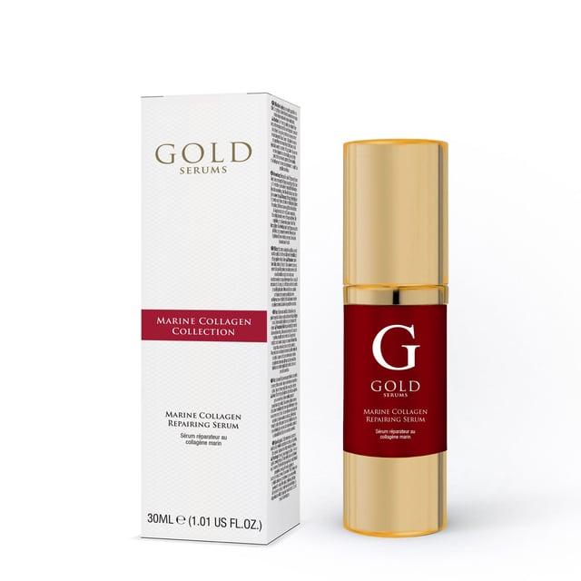 Gold Serums Kit de Brillo y Firmeza con Caviar Anti-Envejecimiento Experimenta el poder transformador de este lujoso kit de cuidado de la piel, diseñado para rejuvenecer y reafirmar tu piel. Enriquecido con ingredientes premium como el caviar nutritivo, la glicerina hidratante y el aloe vera calmante, proporciona una intensa hidratación mientras promueve la elasticidad. La adición de aceites de jojoba y coco asegura una hidratación profunda, mientras que los aminoácidos de colágeno y el ácido hialurónico trabajan juntos para rellenar y revitalizar tu cutis. Con el toque suave del extracto de flor de Tiare y el veneno de abeja, este kit no solo realza el brillo natural de tu piel, sino que también protege contra los factores estresantes ambientales, dejándote con una apariencia radiante y juvenil.