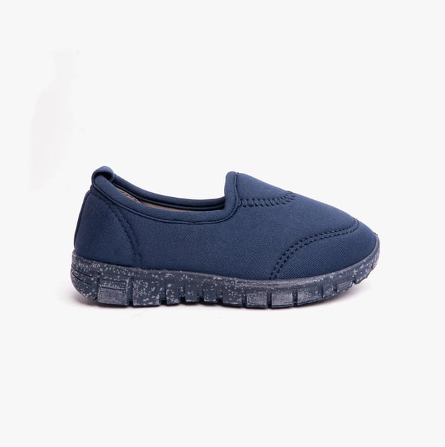 Shumo STINGRAY Unisex Infants Elasticated Slip-On Shoes Navy

 Upper Material: Synthetic

Lining Material: Textile

Sole Material: Synthetic

Closure/Fastening: Slip-On

Features: Comfort,Lightweight,Breathable

Toe Shape: Round

Shoe Width: Regular

Item Weight: 0.3 KG

Heel Height: Flat (Under 2.5cm)

Shoe Shaft Height: Low Top

Shoe Style: Plimsoll

Trainer Style: Casual

Gift Boxed: No
Product Code: STINGRAY-NAVY