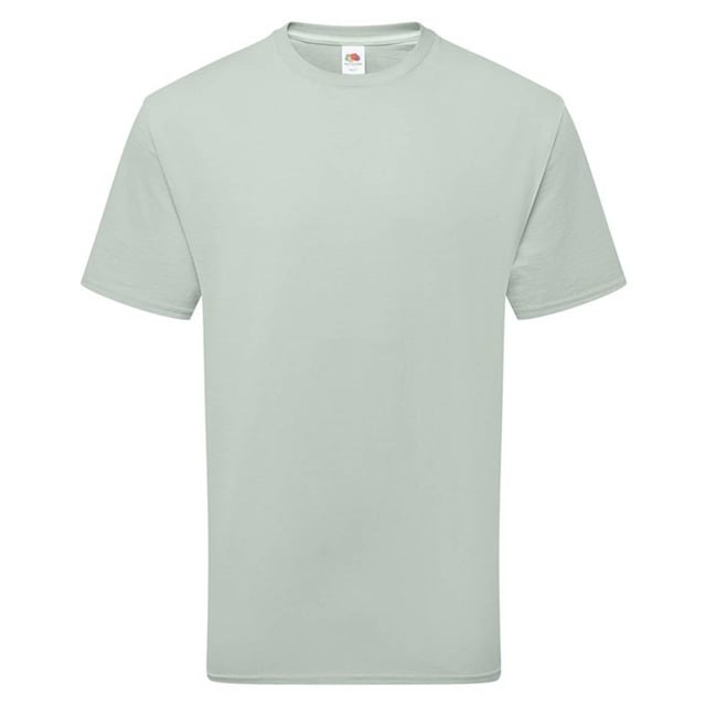 100% Combed Ring-Spun Natural Cotton. Fabric: Yarn. Design: Plain. Neckline: Crew Neck, Rib Knit. Sleeve-Type: Short-Sleeved. Self-fabric Shoulder-To-Shoulder Taping, Single Needle Stitching, Tearaway Label. Fit: Classic. 180gsm. S: 37 in. M: 40 in. L: 43 in. XL: 46 in. XXL: 49 in. 3XL: 52 in.