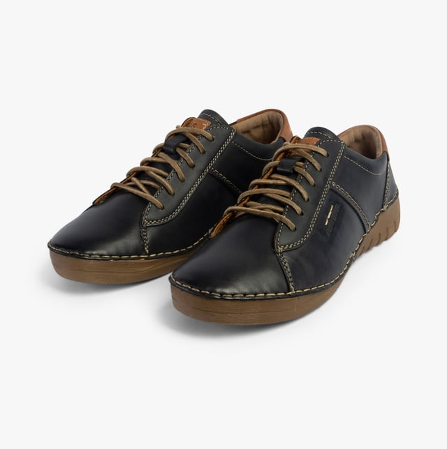 Josef Seibel FELICIA 02 Womens Shoes Ocean-Combi

 Upper Material: Leather

Lining Material: Leather

Sole Material: Rubber

Closure/Fastening: Lace-Up

Features: Comfort,Breathable

Toe Shape: Round

Shoe Width: Regular

Item Weight: 0.6 KG

Heel Height: Low (2.5-4.9cm)

Shoe Style: Casual

Gift Boxed: No
Product Code: 89202-14531