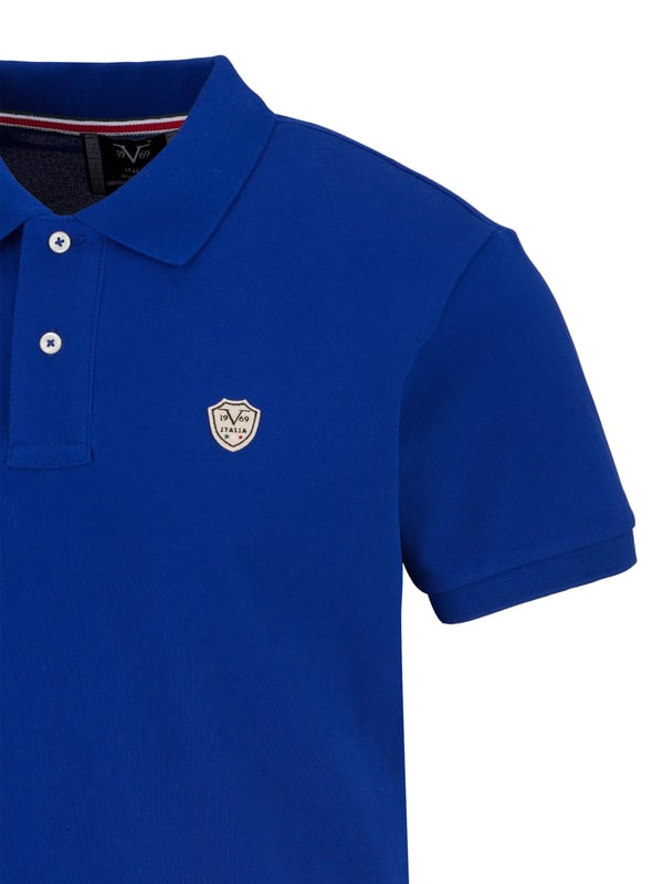Het 19v69 ITALIA poloshirt *EMILIO* maakt indruk met zijn tijdloze stijl en hoge comfort. De polokraag met knoopsluiting geeft het shirt een elegante touch, terwijl de zachte katoenen stof en de normale pasvorm zorgen voor een perfecte pasvorm, ideaal voor vrije tijd en zaken.