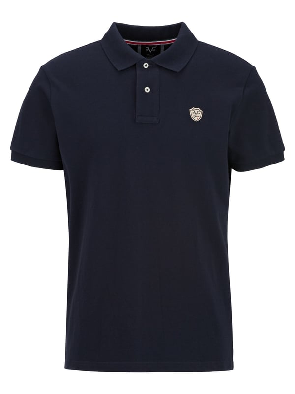 Het 19v69 ITALIA poloshirt *EMILIO* maakt indruk met zijn tijdloze stijl en hoge comfort. De polokraag met knoopsluiting geeft het shirt een elegante touch, terwijl de zachte katoenen stof en de normale pasvorm zorgen voor een perfecte pasvorm, ideaal voor vrije tijd en zaken.