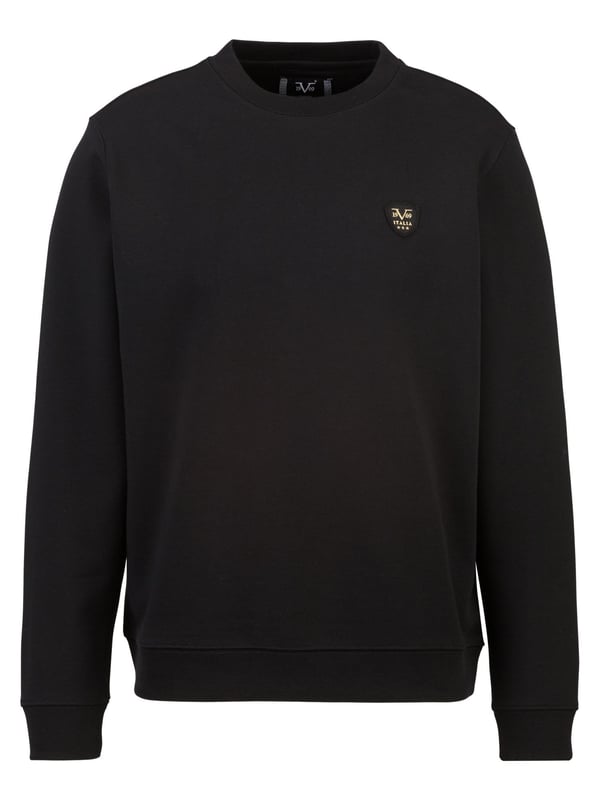 Das 19v69 ITALIA Sweatshirt *NICO LOGO PATCH* überzeugt mit schlichter Eleganz und dezenten Logo-Details. Der hochwertige Materialmix sorgt für angenehmen Tragekomfort, während das edle Logo-Patch einen stilvollen Akzent setzt – perfekt für Freizeit und Alltag.