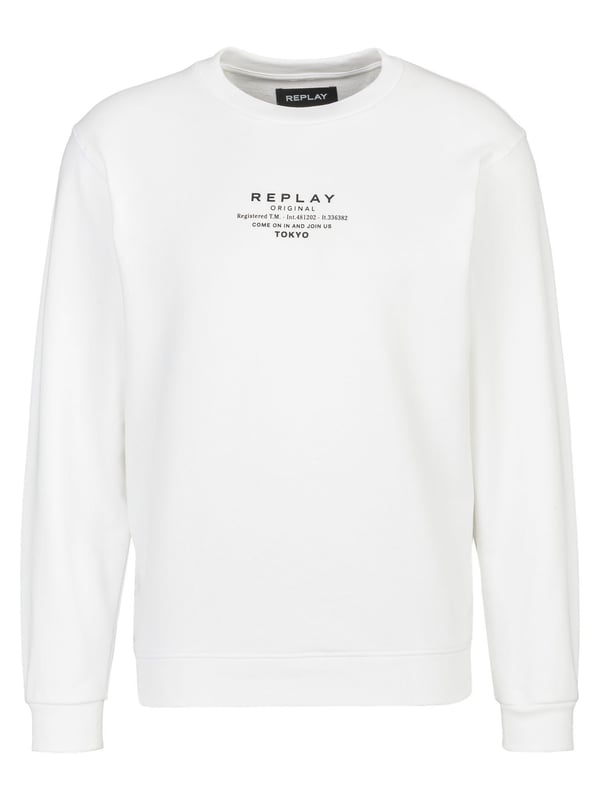 Het Replay sweatshirt biedt een casual, moderne look en ultiem comfort. Met zijn zachte materiaal en klassieke ontwerp is het perfect voor ontspannen dagen of sportieve activiteiten. Veelzijdig, zorgt het voor een coole en comfortabele stijl.
