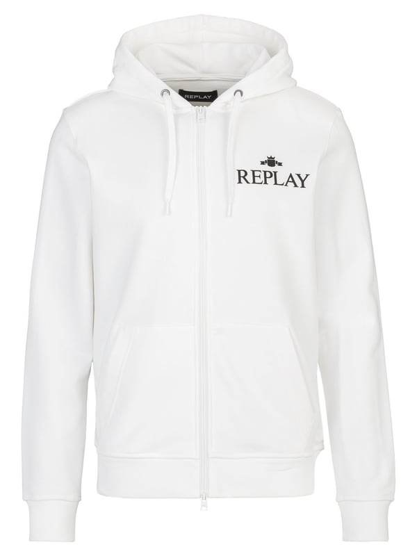 Die Replay Sweatjacke bietet ultimativen Komfort und einen modernen, lässigen Look. Mit ihrem weichen Material und praktischen Design ist sie perfekt für entspannte Tage oder sportliche Aktivitäten. Vielseitig kombinierbar, sorgt sie für einen stylischen und bequemen Auftritt.