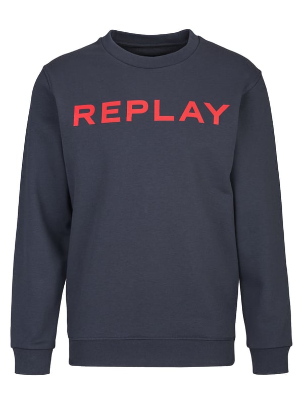 Das Replay Sweatshirt bietet einen lässigen, modernen Look und höchsten Komfort. Mit seinem weichen Material und dem klassischen Design ist es ideal für entspannte Tage oder sportliche Aktivitäten. Vielseitig kombinierbar, sorgt es für einen coolen und bequemen Stil.