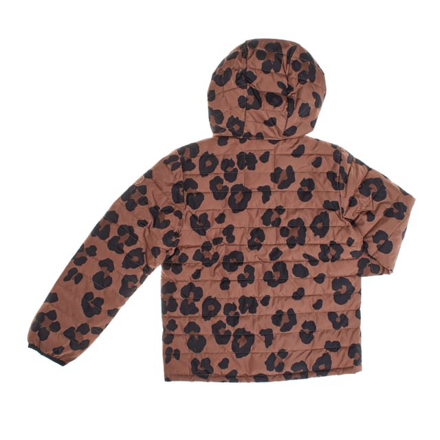 Gap girls' quilted jacket, designed with lightweight padding that provides warmth without adding bulk.

 It features a convenient front zip closure for easy dressing, plus a hood that adds extra protection on cold days.

 French-style front pockets offer convenience and a touch of style.

 One of the sleeves features the brand's logo with visible matching stitching.

 Made from 100% recycled polyester, this jacket is part of the Gap for Good initiative, committed to sustainability.

 It uses recycled materials to reduce the impact on natural resources, taking care of both the well-being of girls and the planet.
 Composition: Body: 100% Polyester; Cover: Acrylic; Inner: 100% Polyester; Filling: 100% Polyester
 Care:
- Machine wash cold on delicate cycle.
 - Use non-chlorine bleach when necessary.
 - Do not dry clean.