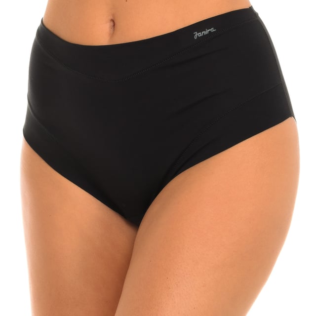 Cotton Band Slip Briefs - Janira

 Janira high waisted panties perfectly combine comfort and style.

 Line made of soft and elastic cotton, which provides extra comfort to the panties. It gathers and holds, both in front and behind. It does not press or dig, you do not notice it, nor do you notice it, it does not move if you move, thanks to the opaque band.

 High-waist briefs. Extremely soft cotton fabric, providing maximum comfort.

 With the quality that distinguishes Janira, these women's panties are ideal for those looking for underwear that combines elegance and comfort. Enjoy the advantages of Janira every day.
 Composition: 84% Cotton, 16% Elastane
 Care:
- Hand wash or delicate cycle.
 - Use mild detergent.
 - Do not use bleach.
 - Air dry.
 - Do not iron.