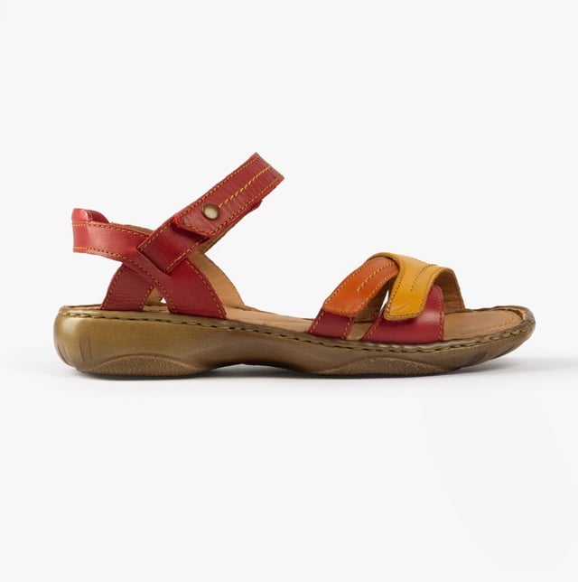 Josef Seibel DEBRA 62 Womens Sandals Rubin-Multi

  
 *   Upper Material: Leather 
 *  Lining Material: Leather 
 *  Sole Material: Rubber 
 *  Closure/Fastening: Touch Fasten 
 *  Features: Comfort,Lightweight 
 *  Shoe Width: Regular 
 *  Item Weight: 0.5 KG 
 *  Heel Height: Flat (Under 2.5cm) 
 *  Sandal Style: Open Toe 
 *  Gift Boxed: No  Product Code: 76762-476472