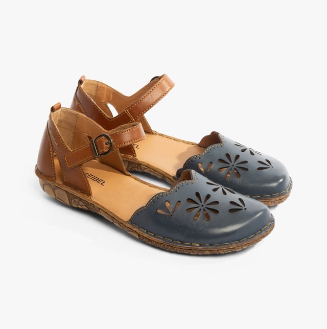 Josef Seibel ROSALIE 04 Womens Sandals Shark-Kombi

  
 *   Upper Material: Leather 
 *  Lining Material: Leather 
 *  Sole Material: Rubber 
 *  Closure/Fastening: Buckle 
 *  Features: Comfort,Lightweight 
 *  Shoe Width: Regular 
 *  Item Weight: 0.4 KG 
 *  Heel Height: Flat (Under 2.5cm) 
 *  Sandal Style: Closed Toe 
 *  Gift Boxed: No  Product Code: 79504-476555