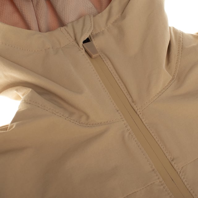Children's windbreaker jacket with a functional and modern design, ideal for cool climates.

 Made from a lightweight and durable material, it features an adjustable hood for added protection from wind and rain.

 The full-zip front closure makes it easy to wear, while the front slanted pockets, along with an additional zippered chest pocket, provide extra storage space for small items.

 Long sleeves and a straight cut offer comfort and freedom of movement, making this jacket a versatile and practical choice for everyday wear or outdoor activities.
 Composition: Exterior: 94% Nylon, 6% Elastane; Interior: 100% Polyester
 Care:
- Machine wash cold on delicate cycle.
 - Use mild detergents.
 - Use dryer at low temperature.
 - Iron at low temperatures.
 - Do not dry clean.