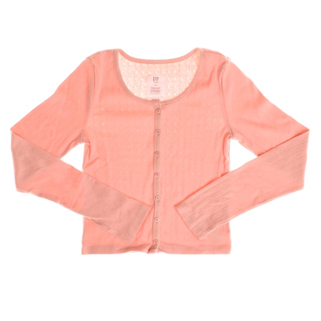 Girl's cardigan with a sweet and sophisticated design, ideal for adding a special touch to any outfit.

 Crafted from a soft, lightweight fabric, it features a delicate openwork dot pattern that adds texture and elegant style.

 The rounded neckline and front button closure allow it to be worn open or closed, adapting to different looks and occasions.

 Its slightly fitted and cropped cut makes it perfect for combining with jeans, skirts or dresses, achieving a balance between comfort and style in the daily life of little ones.
 Composition: 60% Cotton, 40% Polyester
 Care:
- Machine wash max. 30ºC.
 - Use similar colors in the wash.
 - Avoid the use of bleaches.
 - Dry at low temperature.
 - Iron at low temperature.
 - Do not dry clean.