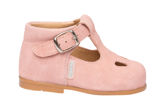 Casual Mary Janes die nooit uit de mode raken. Lichte en flexibele, casual Mary Jane schoen gemaakt van splitleer met gespsluiting. Het interieur is gemaakt met een voering van natuurlijk leer, teen- en hielbeschermer, binnenzool met anatomische brug en antislip rubberen zool. Schoenen ontworpen en vervaardigd in Spanje.