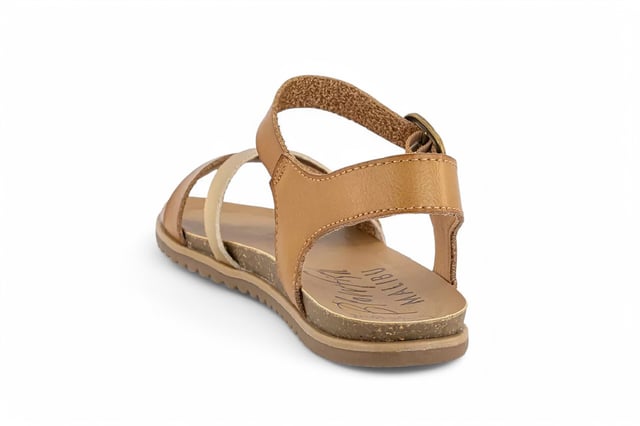 Sandalias de cuña con hebilla y tiras para mujer Blowfish Malibu en color tostado - Monti-B Las sandalias de cuña Blowfish Malibu Monti-B ofrecen la combinación perfecta de estilo y comodidad. Con una moderna parte superior con tiras, una correa de tobillo segura y un tacón de cuña liviano, estas sandalias están diseñadas para usarlas todo el día. La plantilla acolchada garantiza la máxima comodidad, lo que las hace ideales para salidas de verano, vacaciones y estilo informal. Características principales Sandalias de cuña de moda con parte superior con tiras Correa de tobillo segura para un ajuste cómodo Cuña de plataforma liviana para una altura sutil Plantilla acolchada para soporte durante todo el día Suela duradera para estabilidad y uso duradero Perfecto para verano, vacaciones y atuendos de todos los días