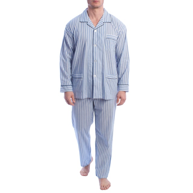 Kisses&Love pijamas para hombre. ¡Pijamas clásicos para hombre confeccionados con tejido de popelín premium!

 Este conjunto de pijama para hombre combina una camisa de manga larga y pantalones largos. Fabricado en materiales suaves y transpirables, garantiza comodidad durante toda la noche. Ideal para otoño/invierno por su longitud, pero también adecuado para usar durante todo el año, este conjunto ofrece un equilibrio perfecto entre estilo y comodidad para un sueño reparador.

 Diseños exclusivos y una variedad de estampados: Los pijamas para hombre están disponibles en diferentes colores de rayas y cuadros, lo que te permite elegir entre estilos diversos que reflejan tu personalidad y gusto. Desde colores vibrantes hasta tonos más suaves, cada pijama ofrece un toque único y especial.

 Cuidado Fácil y Durabilidad: Hechos de algodón duradero, los pijamas de algodón para hombre son fáciles de lavar a máquina y mantienen su suavidad, color y forma lavado tras lavado. Este fácil mantenimiento asegura que los pijamas sigan siendo una prenda favorita en tu armario, ofreciendo durabilidad y practicidad a lo largo del tiempo, especialmente durante las estaciones más frías.

 Pijamas para hombre, el regalo perfecto para el Día de la Madre, aniversarios, Navidad, Año Nuevo, cumpleaños y mucho más.

 ¡Elige estilo, calidad y comodidad con Kisses&Love!
 Composición: 100% Algodón
 Cuidado:
- Lavar a una temperatura máxima de 30º.
- No usar blanqueador.
- No usar secadora.
- Planchar a baja temperatura, máxima 110º.
- No lavar en seco.
