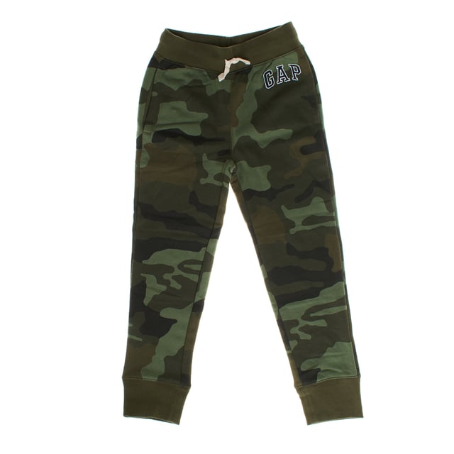 Sports pants for children, designed to offer comfort in every movement.

 Made from a soft cotton fabric, they guarantee a pleasant texture to the touch and great breathability.

 The drawstring-adjustable elastic waistband allows for a secure and easy fit, while handy side pockets add functionality.

 The Gap logo on the hip gives it a distinctive touch.

 Fitted ankle cuffs add a modern touch and ensure a secure fit. Ideal for sports activities or everyday wear, offering comfort and style in one garment.
 Composition: 77% Cotton, 23% Polyester
 Care:
- Machine wash cold.
 - Use similar colors in the wash.
 - Avoid the use of bleaches.
 - Dry at low temperature in the dryer.
 - Iron at low temperature.
 - Do not dry clean.