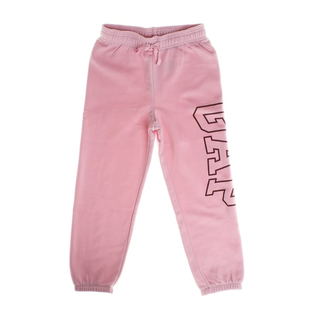Girls' sports pants, made from a soft and comfortable fabric, perfect for keeping you comfortable all day long.

 They feature an adjustable elastic waistband with a drawstring, ensuring a custom fit.

 Elastic ankle cuffs provide a secure fit and help keep you warm.

 The large GAP logo on one leg adds a modern and distinctive touch.

 Ideal for both sports activities and everyday use, these pants perfectly combine style and functionality.
 Composition: 77% Cotton, 23% Polyester
 Care:
- Machine wash cold.
 - Use similar colors in the wash.
 - Avoid the use of bleaches.
 - Dry at low temperature in the dryer.
 - Iron at low temperature.
 - Do not dry clean.