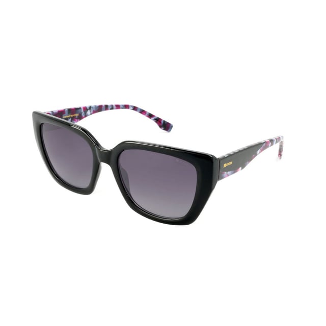 Estas gafas de sol para mujeres de Kodak combinan un diseño clásico y moderno con detalles discretos que añaden sofisticación.

Forma y diseño:
- Gafas de sol cuadradas y a la moda, ideales para un estilo versátil y atemporal.

Material de la montura:
- La montura de estas gafas está hecha de policarbonato, un material conocido por su resistencia a impactos y ligereza.

Patillas:
- Las patillas también están hechas de policarbonato, coincidiendo con el material de la montura.

Detalles de la marca:
- Logotipo de Kodak en las patillas.

Lentes:
- Polarizadas: Sí.
- Progresivas: Sí, compatibles con lentes progresivas.
- Graduación: Sí, adaptables a tus necesidades visuales.
- Protección 100% UV400.

El color de las lentes de las gafas puede variar ligeramente de las imágenes debido a efectos de iluminación o ajustes en el acabado del material, ¡pero siempre conservarán su estilo y calidad!
Medidas: Altura de la lente: 45 mm. Ancho de la lente: 54 mm. Puente: 18 mm. Patillas: 145 mm.
Composición: Policarbonato.
Cuidado:
Utiliza un paño de microfibra para limpiar las lentes y evitar rayones.