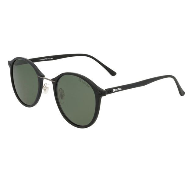 CF90016 Round Polarized Sunglasses for Men and Women If you like to wear the latest in fashion and accessories are vital for your overall image, don't miss out on the Kodak CF90016 Unisex Sunglasses.
Shape and design:
- Kodak sunglasses with a classic round shape.
Frame Material:
- Made of TR90 Nylon, an ultra-light, flexible and resistant material, these sunglasses guarantee comfort all day long.
Sideburns:
- The temples are also made of TR90, matching the frame material.
Brand details:
- Kodak branding on temples.
Glasses:
- Polarized: Yes.
- Progression: Yes, compatible with progressive lenses.
- Graduation: Yes, adaptable to your visual needs.
- 100% UV400 protection.
The color of the sunglasses lenses may vary slightly from the images due to lighting effects or adjustments in the material finish, but they will always retain their style and quality!
Measures: Lens height: 45 mm. Lens width: 49 mm. Bridge: 22 mm. Temples: 140 mm.
Composition: Nylon TR90
Care:
Use a microfiber cloth to clean the lenses and avoid scratches.