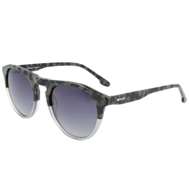 If you like to wear the latest in fashion and accessories are vital for your overall image, don't miss out on the Kodak FI40000 Unisex Sunglasses.

 Shape and design:
 - These Kodak sunglasses have a classic round shape.

 Frame Material:
 Made from acetate, a lightweight, durable and high-quality material, these sunglasses offer comfort and a refined finish.

 Sideburns:
 - The temples are also made of acetate, matching the frame material.

 Brand details:
 - Kodak branding on temples.

 Glasses:
 - Polarized: Yes.
 - Progression: Yes, compatible with progressive lenses.
 - Graduation: Yes, adaptable to your visual needs.
 - 100% UV400 protection.

 The color of the sunglasses lenses may vary slightly from the images due to lighting effects or adjustments in the material finish, but they will always retain their style and quality!
 Measures: Lens height: 46 mm. Lens width: 52 mm. Bridge: 21 mm. Temples: 145 mm.
 Composition: Acetate
 Care:
Use a microfiber cloth to clean the lenses and avoid scratches.