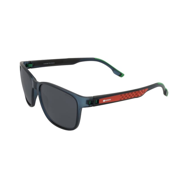 These Kodak men's sunglasses combine a classic, modern design with discreet details that add sophistication.

 Shape and design:
 - Kodak square sunglasses, ideal for a versatile and timeless style.

 Frame Material:
 - Made of TR90 Nylon, an ultra-light, flexible and resistant material, these sunglasses guarantee comfort all day long.

 Sideburns:
 - The temples are also made of TR90, matching the frame material.

 Brand details:
 - Kodak branding on temples.

 Glasses:
 - Polarized: Yes.
 - Progression: Yes, compatible with progressive lenses.
 - Graduation: Yes, adaptable to your visual needs.
 - 100% UV400 protection.

 The color of the sunglasses lenses may vary slightly from the images due to lighting effects or adjustments in the material finish, but they will always retain their style and quality!
 Measures: Lens height: 42 mm. Lens width: 56 mm. Bridge: 18 mm. Temples: 140 mm.
 Composition: Nylon TR90
 Care:
Use a microfiber cloth to clean the lenses and avoid scratches.
