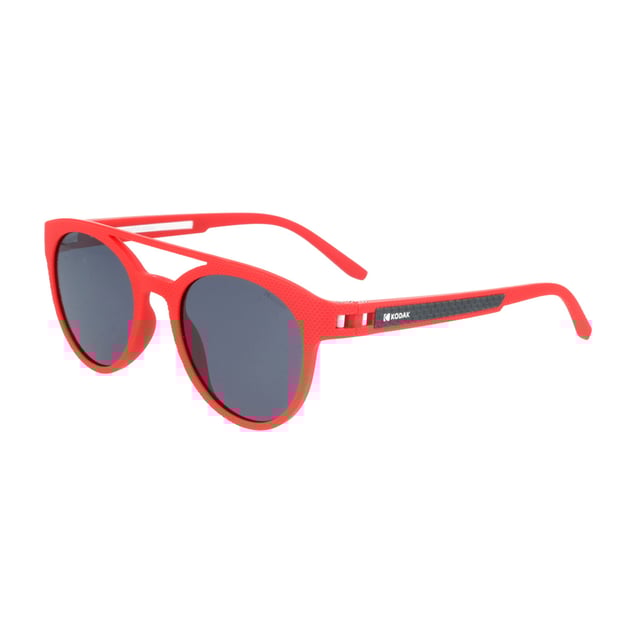 If you like to wear the latest in fashion and accessories are vital for your overall image, don't miss out on the Kodak CF90010 Unisex Sunglasses.

 Shape and design:
 - Kodak sunglasses with a classic round shape and double bridge design.

 Frame Material:
 - The frame of these sunglasses is made entirely of Nylon TR90.

 Sideburns:
 - The temples are also made of nylon, matching the frame material.

 Brand details:
 - Kodak branding on temples.

 Glasses:
 - Polarized: No.
 - Progression allowed: Yes.
 - Graduation allowed: Yes.
 - 100% UV400 protection.

 The color of the sunglasses lenses may vary slightly from the images due to lighting effects or adjustments in the material finish, but they will always retain their style and quality!
 Measures: Lens height: 44 mm. Lens width: 50 mm. Bridge: 20 mm. Temples: 140 mm.
 Composition: Nylon TR90
 Care:
Use a microfiber cloth to clean the lenses and avoid scratches.