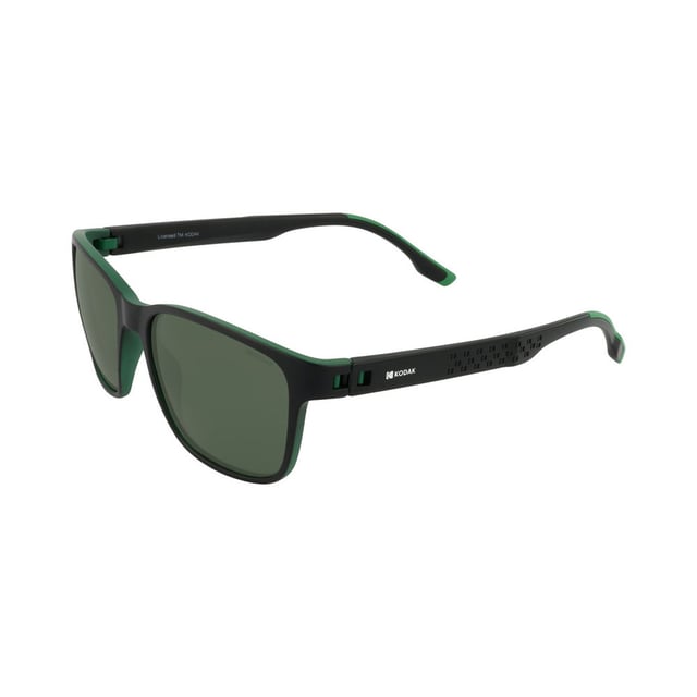 Estas gafas de sol para hombres de Kodak combinan un diseño clásico y moderno con detalles discretos que añaden sofisticación.

Forma y diseño:
- Gafas de sol cuadradas de Kodak, ideales para un estilo versátil y atemporal.

Material del armazón:
- Hechas de Nylon TR90, un material ultra ligero, flexible y resistente, estas gafas garantizan comodidad durante todo el día.

Patillas:
- Las patillas también están hechas de TR90, a juego con el material del armazón.

Detalles de la marca:
- Marca Kodak en las patillas.

Cristales:
- Polarizados: Sí.
- Progresivos: Sí, compatibles con lentes progresivas.
- Graduación: Sí, adaptables a tus necesidades visuales.
- Protección UV400 al 100%.

El color de los cristales de las gafas puede variar ligeramente de las imágenes debido a efectos de iluminación o ajustes en el acabado del material, ¡pero siempre mantendrán su estilo y calidad!
Medidas: Altura de la lente: 42 mm. Ancho de la lente: 56 mm. Puente: 18 mm. Patillas: 140 mm.
Composición: Nylon TR90
Cuidado:
Utiliza un paño de microfibra para limpiar las lentes y evitar rayones.