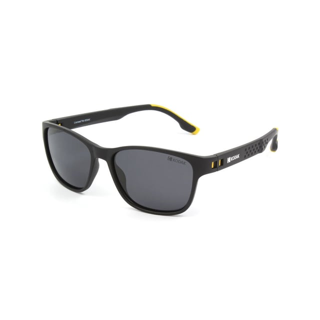 Estas gafas de sol para hombres de Kodak combinan un diseño deportivo y moderno con detalles vibrantes que las hacen destacar.

Forma y diseño:
- Gafas de sol Kodak con una forma rectangular curva.

Material del armazón:
- Hechas de Nylon TR90, un material ultra ligero, flexible y resistente, estas gafas garantizan comodidad todo el día.

Patillas:
- Las patillas también están hechas de TR90, coincidiendo con el material del armazón.

Detalles de la marca:
- Logotipo de Kodak en las patillas.

Cristales:
- Polarizados: Sí.
- Progresivos: Sí, compatibles con lentes progresivos.
- Graduación: Sí, adaptables a tus necesidades visuales.
- Protección 100% UV400.

El color de los cristales de las gafas puede variar ligeramente de las imágenes debido a efectos de iluminación o ajustes en el acabado del material, ¡pero siempre mantendrán su estilo y calidad!
Medidas: Altura del cristal: 39 mm. Ancho del cristal: 54 mm. Puente: 16 mm. Patillas: 145 mm.
Composición: Nylon TR90
Cuidados:
Utiliza un paño de microfibra para limpiar los cristales y evitar rasguños.