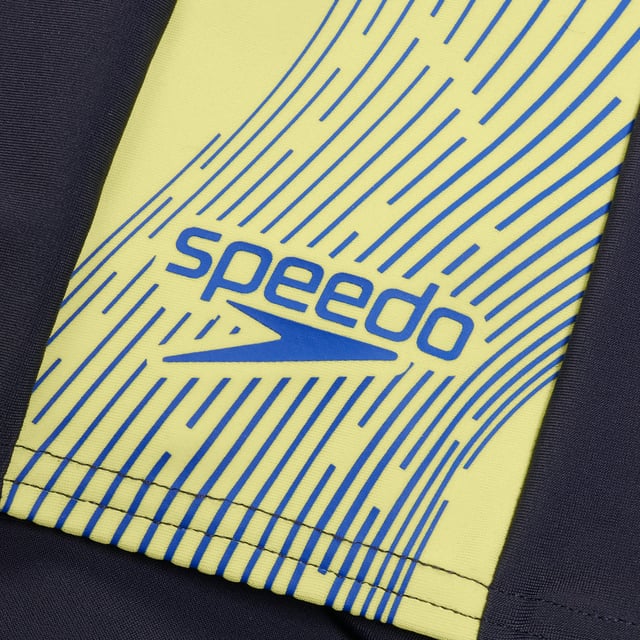 Simple styling for everyday swim sessions. A Speedo favourite  the Dive Aquashort from our much-loved Classics range is ideal for everyday training and comes in a two-tone side panel design with a drawstring waist for a comfortable fit. A great choice for regular pool sessions  our EnduraFlex fabric offers higher chlorine resistance than standard swimwear fabrics and fits like new for longer with CREORA® HighClo™. In addition  nylon yarns in the EnduraFlex fabric are made from 100% pre-consumer waste  such as waste fabric from factories.