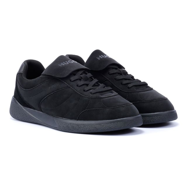Trendy sneakers featuring a faux nubuck upper for a sleek finish. Designed with a foldable tongue for versatile styling and a durable rubber sole for all-day comfort and support.