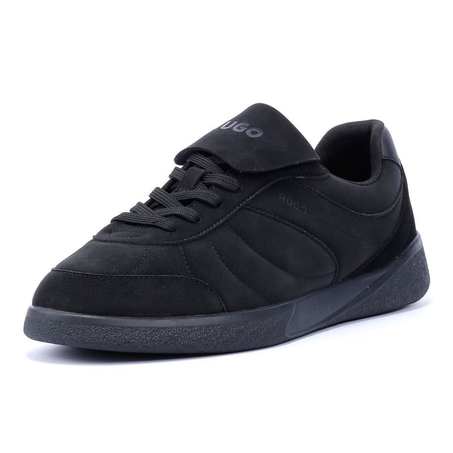 Trendy sneakers featuring a faux nubuck upper for a sleek finish. Designed with a foldable tongue for versatile styling and a durable rubber sole for all-day comfort and support.