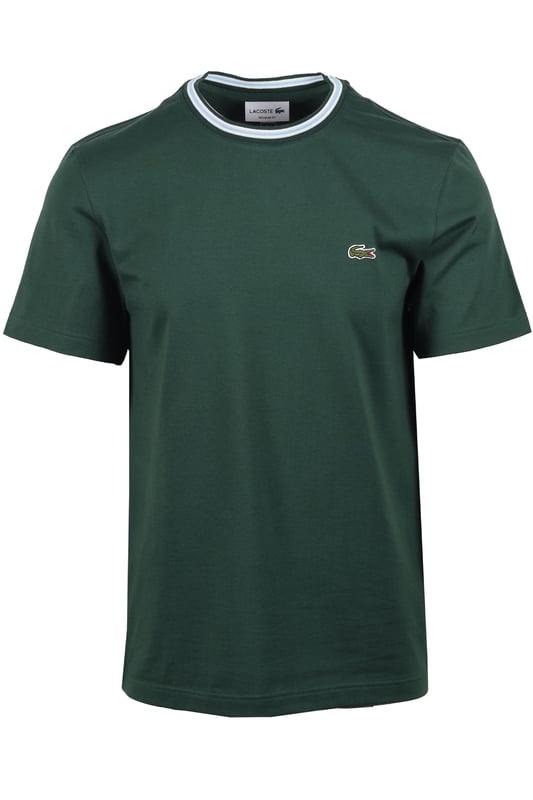 Lacoste Tipped T-shirt Green Lacoste Tipped T-shirt in Green
Elevate your casual wardrobe with the Lacoste Tipped T-Shirt in classic green. This versatile piece offers a perfect blend of style, breathability, and comfort, making it an ideal choice for any occasion. Whether you're catching up with friends on the weekend or heading to work, this t-shirt will quickly become your go-to staple.
Features
Classic Lacoste Design: Showcasing the iconic Lacoste branding, this t-shirt exudes timeless style.
Intricate Detailing: The tipped trims add a touch of sophistication and visual interest.
Premium Quality: Crafted from 100% breathable cotton, ensuring all-day comfort.
Versatile Style
Style code: TH9903