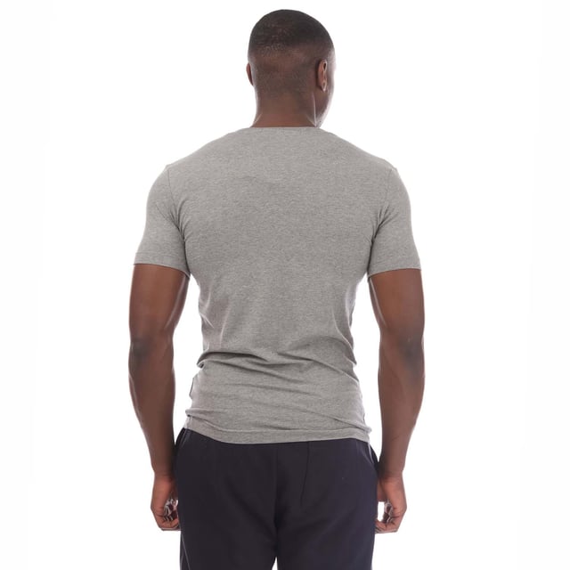 Mens Calvin Klein Monogram Logo T-Shirt in grey.- Ribbed crew neck.- Short sleeves.- Calvin Klein Jeans logo.- Regular fit.- 94% Cotton  6% Elastane.- Ref: J30J314755PF2